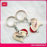 Hot Selling Metal Heart Enameled Key Chain