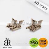 Miniature Gold Crown Metal Label for Bags Brightness C1-80057