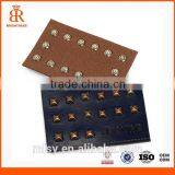 New Arrival Fashion Custom Embossed Leather Patch thumbnail-1