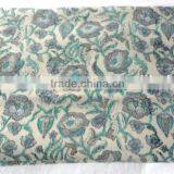 RTHCF-14 Best Export Quality Fabric Designer Paisley Wooden Block Printed Cotton Indian Traditional Manufacturer Wholesaler