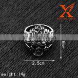 In Stock Hot Sale Stainless Steel Expendable Skull Charm Retaining Indian Rings for Men thumbnail-2