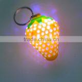 2016 Fashion Cute Plastic Strawberry Key Holder, Multicolor LED Key Ring Unisex/ thumbnail-4