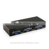 VGA Splitter 1x4 With Audio Distribute One VGA Source To Four VGA Displays With 3.5mm Audio