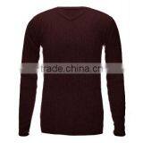 V Collar Long Sleeve Sweater for Boys,sweater Knitting Machine Price thumbnail-2