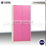 Metal Stainless Locker Swing Door Steel Locker Office Clothes Wardrobe thumbnail-1
