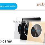 Toughened Glass Touch Screen Switch 2 Gang