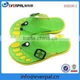 Newest Design Adjustable Strap EVA Hot Selling Slippers With Footprint
