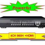 High Quality 4CH 960H DVR With HDD Up to 4TB and Wifi