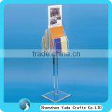 Tall Clear Newspaper Holder Acrylic Newspaper Display Lucite Newspaper Stand
