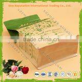 Custom Printed Quad Seal Flat Bottom Kraft Paper Brown Food Bags thumbnail-4