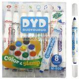 Double Head Color Pen, One Head Marker One Head Stamp thumbnail-1
