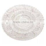 Glass Dinner Plate With Heart Design for Salad thumbnail-3