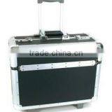 Aluminum Rolling Sample Case Salesman Suitcase