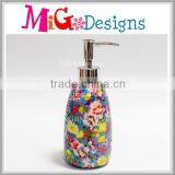 Fashional Crafts Flower Design Unique Lotion Bottles