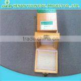 10 Pieces Chemical Wooden Microscope Prepared Slides Box