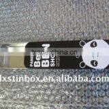 Size180*50*25mm Rectangular Tin Box With Slid Lid