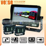 Backup camera system for coaches and buses