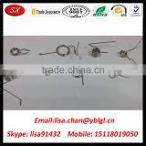 Customized Various Shape Torsion Spring With Blue Zinc