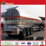 Aluminum Alloy Manhole Cover Fuel Tanker 3-axle 46.8 Cbm Oil Tanker Vessel For Sale thumbnail-3