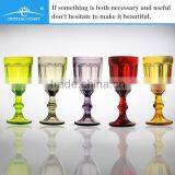 Unique Dazzling Multi Colorful Wine Glasses for Outdoor Drinkware