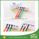 5 Toothbrush Holder Wall Mount Stand and Automatic Toothpaste Dispenser thumbnail-2