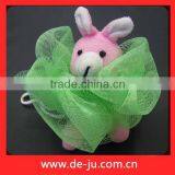 Light Green Flower Petaling Bath Sponge Loofah thumbnail-4