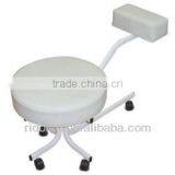Potable Movable Ottoman Stool Chair With Wheels Used Salon Furniture TKN-3010 thumbnail-1