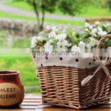 Shooting Props,rectangle Handmade Wicker Storage Basket thumbnail-1