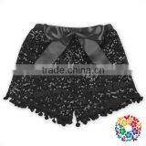 Baby Sequin Shorts With Bow Black Sequins Girls Underwear thumbnail-1