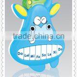 2015 Hot Sale Electronic Educational Musical Instrument Lovely Hippo Shape Keyboard for Kids/keyboard Learning Machine Toys thumbnail-1