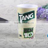 Food Grade Safe Custom Printed Single Wall Plastic Cup thumbnail-2