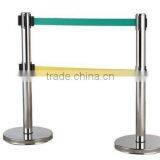 Retractable Belt Barriers With Double Belts in Various Colors thumbnail-5