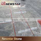 Chinese Polished Silver Mink Grey Marble Natural Stone Tile Marble Tile Floor thumbnail-2