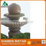 Granite Stone Ball Garden Fountain Rolling Ball Fountain thumbnail-2