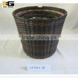 Brown Rattam Plastic Basket thumbnail-1