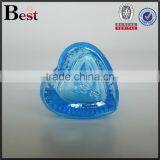 China Travel Cosmetic Fragrance Perfume Empty Blue Mini 10ml Glass Spray Bottle Heart Shape Bottom Cheapest Promotion thumbnail-3