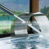 Strong Power Massage Stainless Steel Spa Shower Goose ,snake Shape Garden Pond Waterfall,protable Curtain for Outdoor Pool thumbnail-3