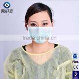 Disposable PP Non Woven 115x137 Surgical Yellow Isolation Gown thumbnail-1