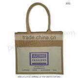 Promotional Jute Bag With Padded Rope Handle thumbnail-1