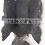 Hand Crafted Wooden Mask of Hindu Lord Ganesh Wall Hanging Made In Nepal thumbnail-4