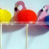 Honeycomb Figures Fixed on Printed Cards With Picks thumbnail-4