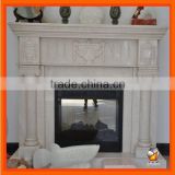 Natural Marble Fireplace Mantle---MSM108