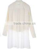 Top Sale Chiffon Zipper Ladies Elegant Spring Coat,newest Italian Brand Coat,women Fashion Coat thumbnail-2