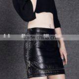 Fashion Girls Winter Feather Skirts Warm White and Black Feather Skirt thumbnail-2