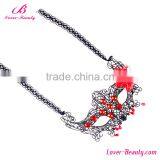 Wholesale Covered Face Masquerade Party Lace Mask With Red Rose thumbnail-6