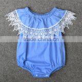 2017 Newborn Toddler Infant One-piece Jumpsuit Bodysuit Lace Romper Outfit thumbnail-2