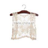 2016 New Arrivel Unique Design Top Quality Baby Lace Crochet Vest thumbnail-3