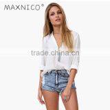 Maxnegio Ladies Office Wear Designs of Lady Half Shirt 2017 thumbnail-1