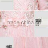 2015 Latest Design Children Long Sleeve Wedding Clothing Newborn Baby Fancy Dress thumbnail-6