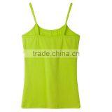 High Quality Various Color Cotton/spandex Spaghetti Strap Women White Tank Top thumbnail-4